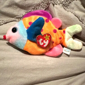 1999 Ty Beanie Baby Lips the Fish with tag